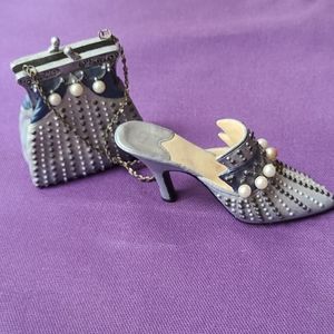 Nostalgia Handbag & Shoe Figurine